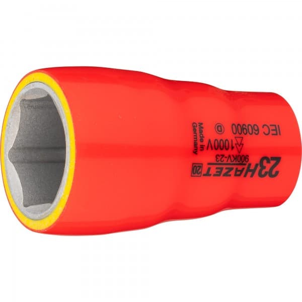 Steckschlüsseleinsatz ∙ Sechskant ∙ Schutzisoliert Vierkant 12,5 mm (1/2 Zoll) - MELTEC GmbH