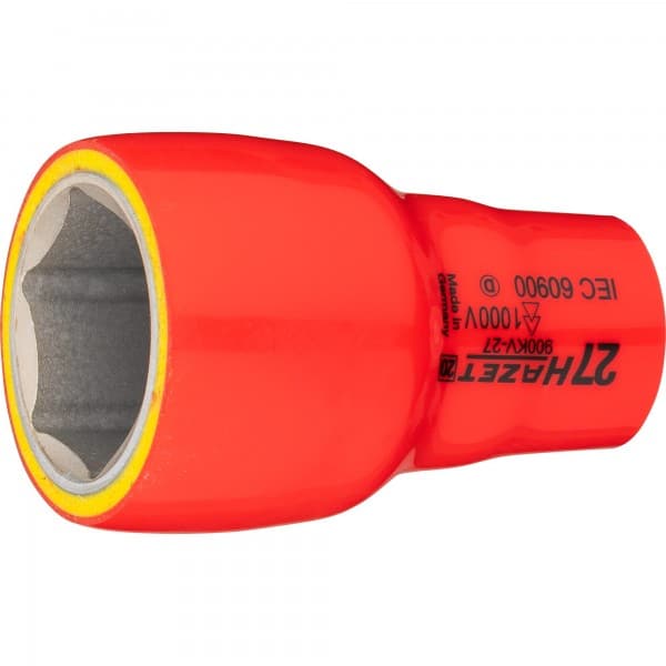 Steckschlüsseleinsatz ∙ Sechskant ∙ Schutzisoliert Vierkant 12,5 mm (1/2 Zoll) - MELTEC GmbH