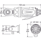 Mini Ratschenschrauber Vierkant 10 mm (3/8 Zoll) - MELTEC GmbH
