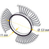 Bürstenband ∙ 11 mm breit ∙ grob ∙ gebogene Spitzen - MELTEC GmbH