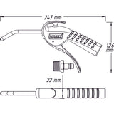 Ausblaspistole ∙ 100 mm - MELTEC GmbH