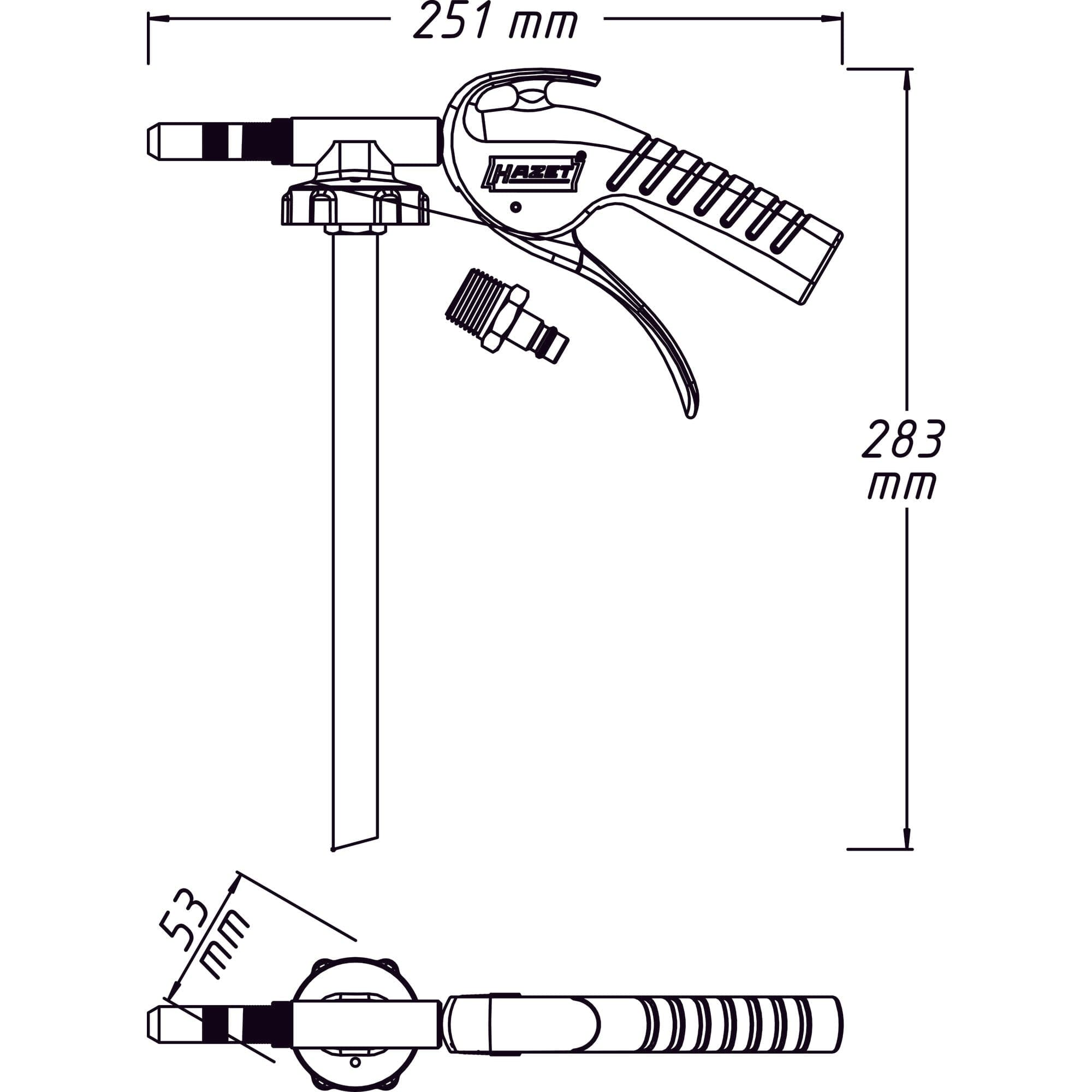 Karosserie-Pistole für Unterbodenschutz und Hohlraumversiegelung - MELTEC GmbH