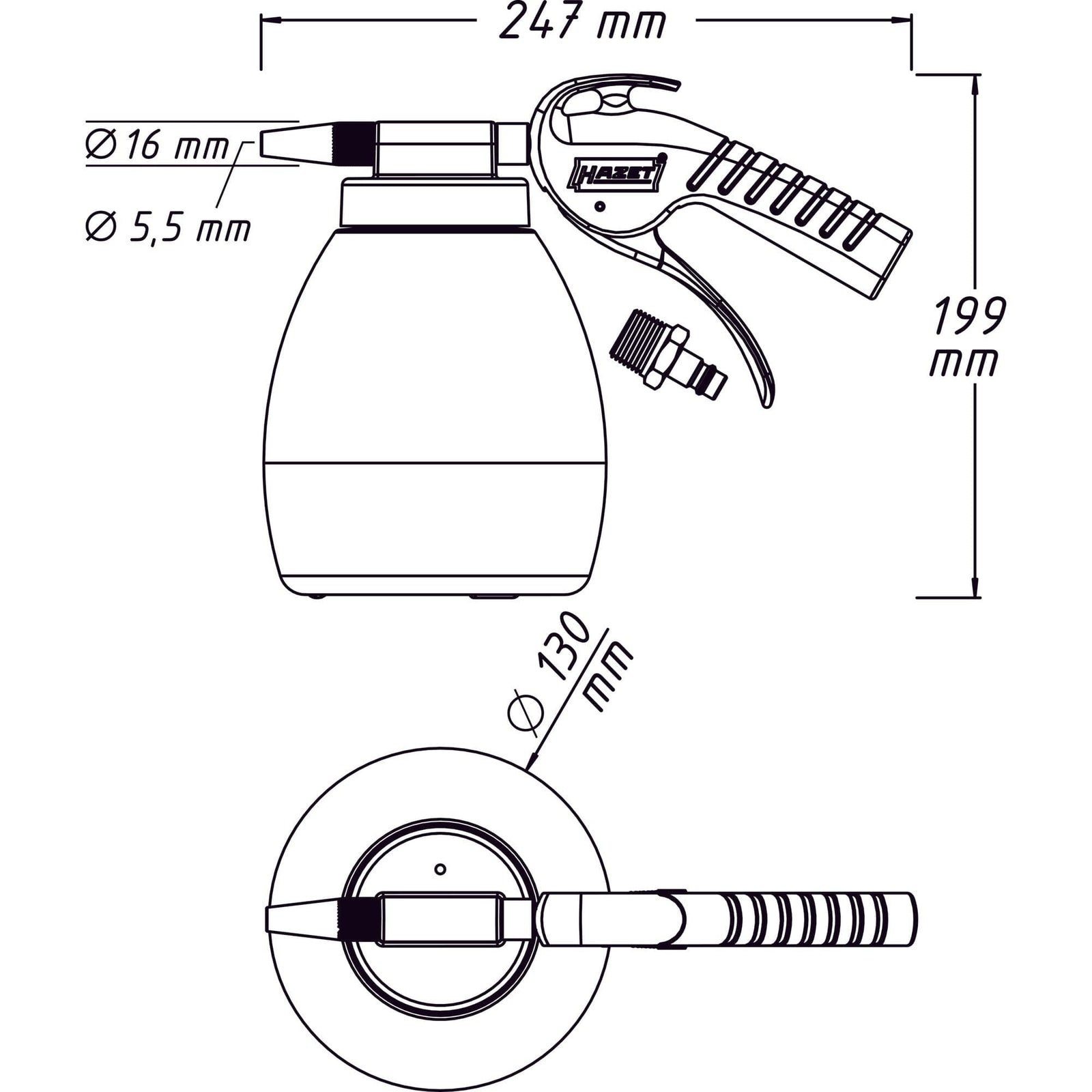 Soda Strahlpistole - MELTEC GmbH