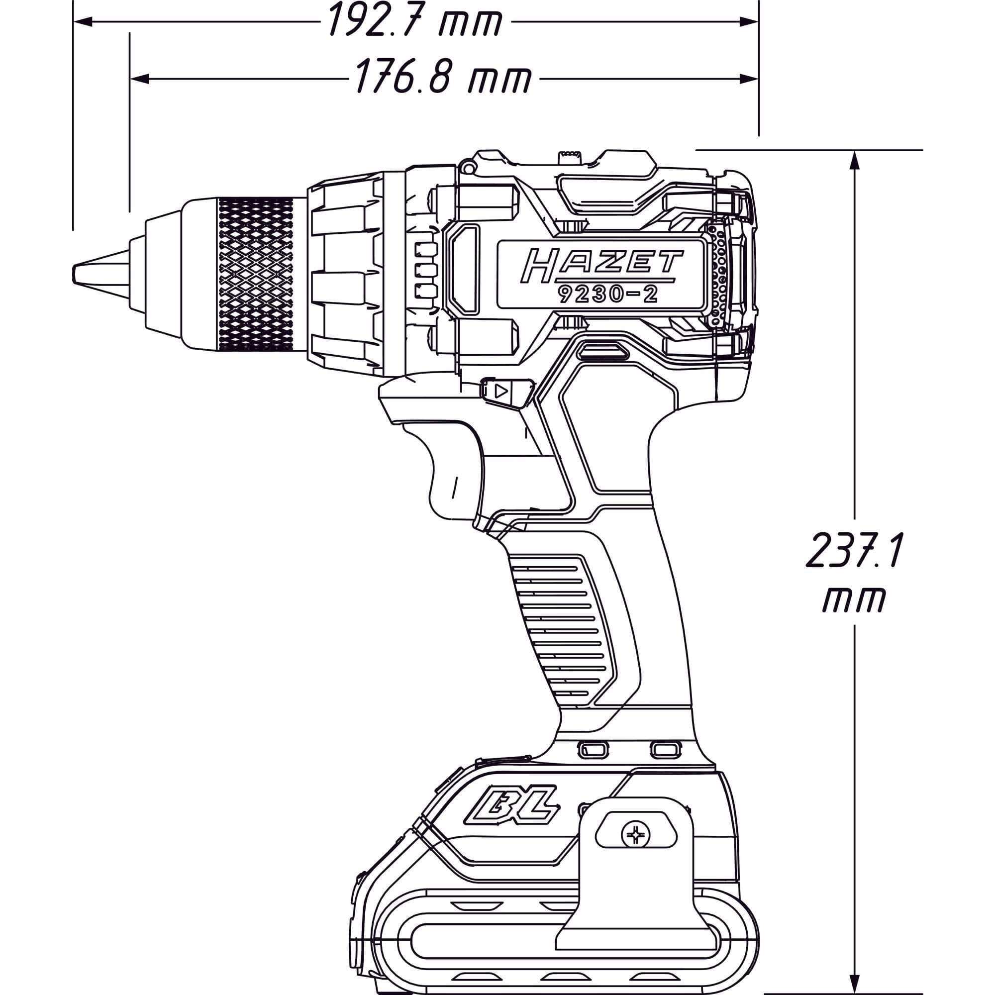 Akku-Bohrmaschine Satz ∙ 18 V ∙ 2 Ah ∙ 3-teilig