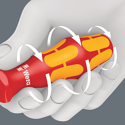 162 iS PH/S VDE-isolierter Schraubendreher mit reduziertem Klingendurchmesser für PlusMinus Schrauben (Phillips/Schlitz) - MELTEC GmbH