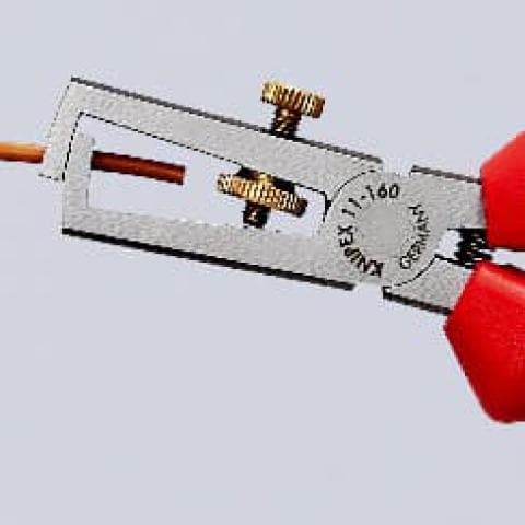 Abisolierzange Mit Öffnungsfeder, universal 11 05 160 - MELTEC GmbH