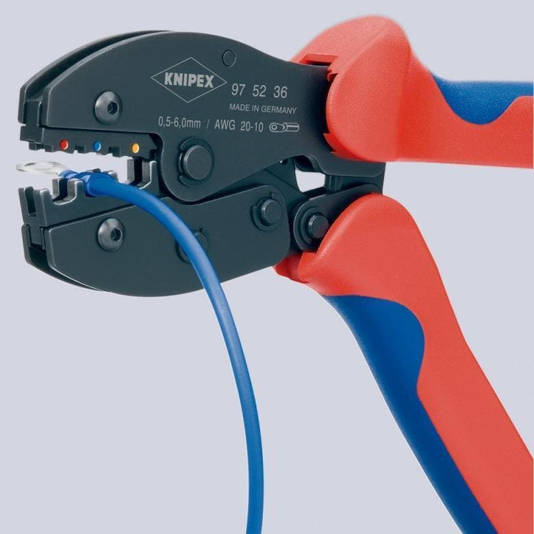KNIPEX PreciForce® Crimpzange 0,5 - 6 mm² rund - MELTEC GmbH