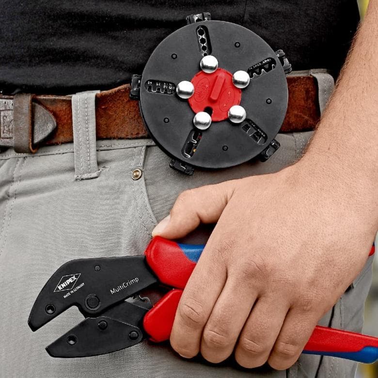 KNIPEX MultiCrimp® Crimpzange mit Wechselmagazin 97 33 02 - MELTEC GmbH