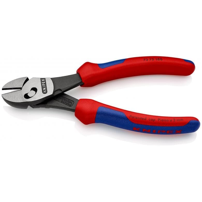 KNIPEX TwinForce® Hochleistungs-Seitenschneider 73 72 180 BK - MELTEC GmbH