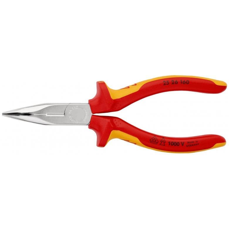 Flach­rund­zan­ge mit Schnei­de (Ra­dio­zan­ge) 25 26 160 - MELTEC GmbH