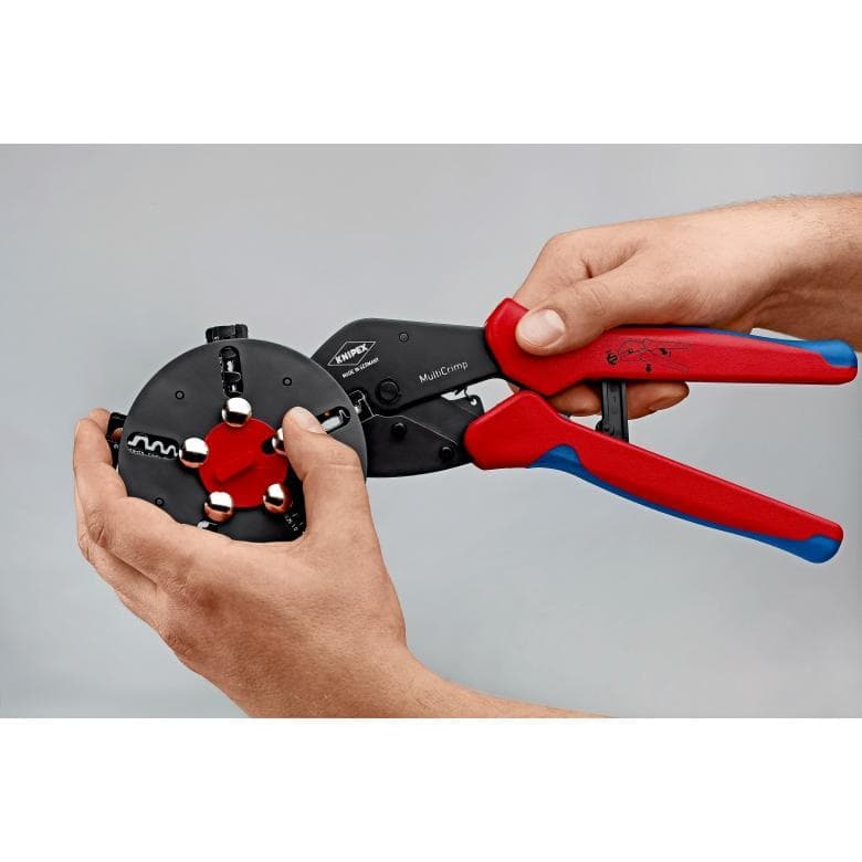 KNIPEX MultiCrimp® Crimpzange mit Wechselmagazin 97 33 01 - MELTEC GmbH