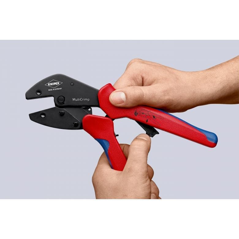 KNIPEX MultiCrimp® Crimpzange mit Wechselmagazin 97 33 01 - MELTEC GmbH