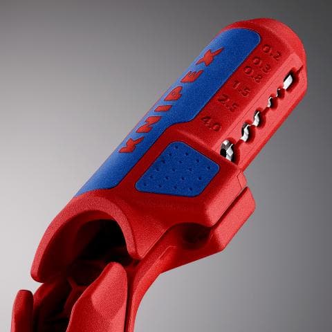 KNIPEX ErgoStrip® Universal-Abmantelungswerkzeug 16 95 02 SB - MELTEC GmbH