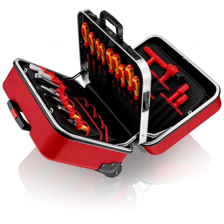 Werkzeugkoffer "BIG Twin Move RED" Elektro Kompetenz 98 99 15 - MELTEC GmbH