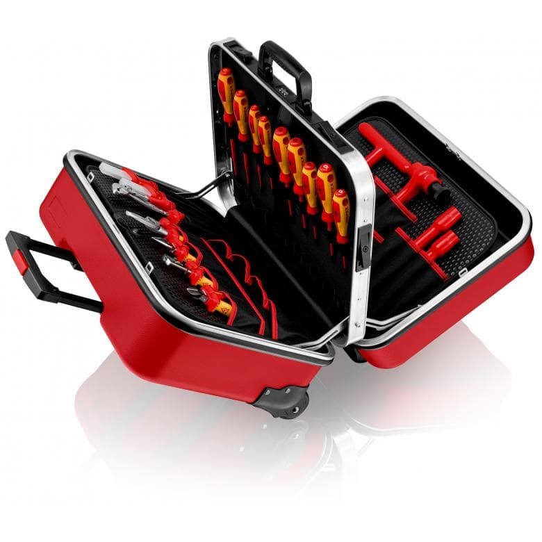 Werkzeugkoffer "BIG Twin Move RED" Elektro Kompetenz 98 99 15 - MELTEC GmbH