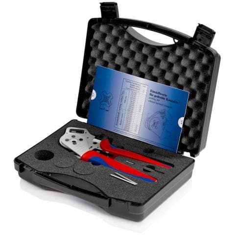Vierdornpresszange für gedrehte Kontakte 97 52 65 DG - MELTEC GmbH