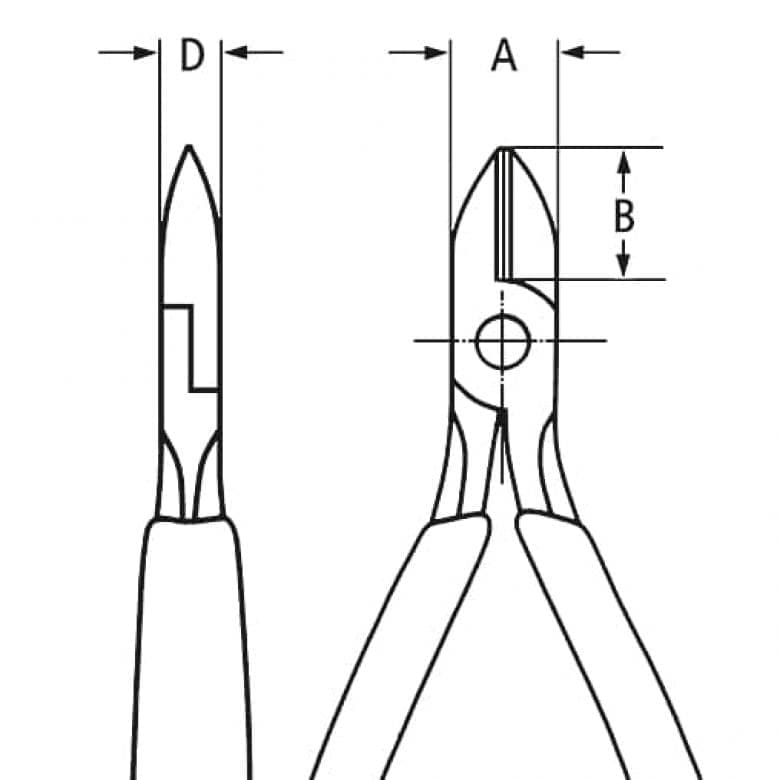 Präzisions-Elektronik-Seitenschneider 79 42 125 - MELTEC GmbH