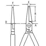 Greifzange Für Feinmechanik 37 11 125 - MELTEC GmbH