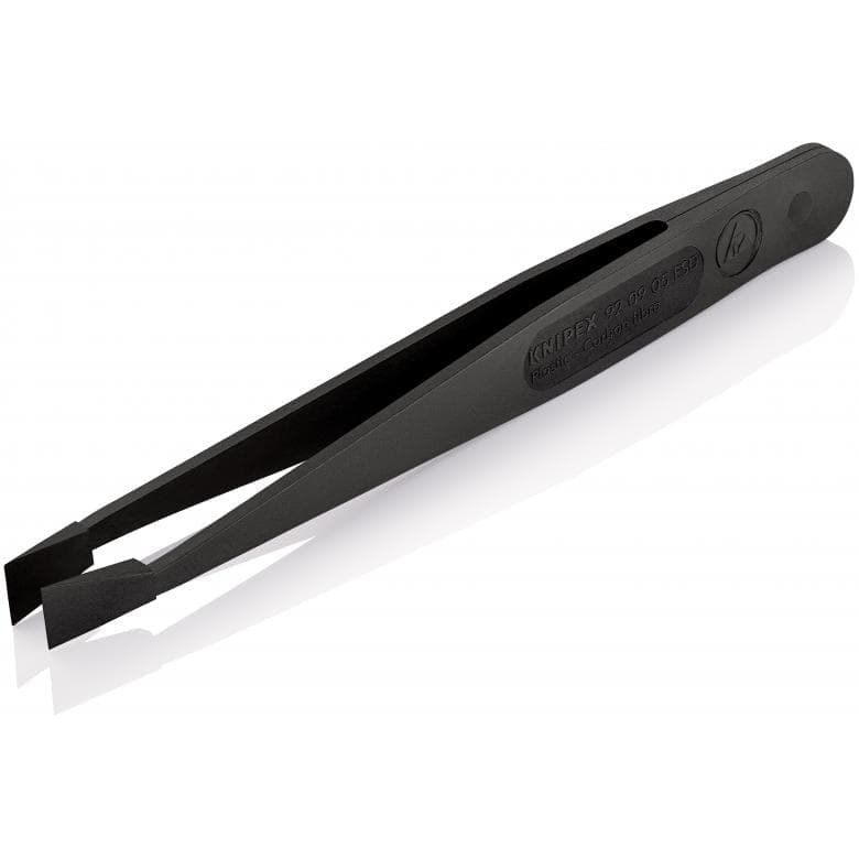 KNIPEX Kunststoffpinzette ESD, schwarz 92 09 05 ESD - MELTEC GmbH