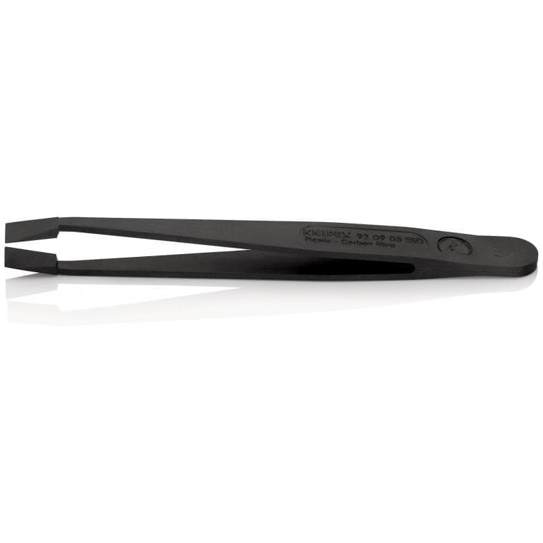KNIPEX Kunststoffpinzette ESD, schwarz 92 09 05 ESD - MELTEC GmbH