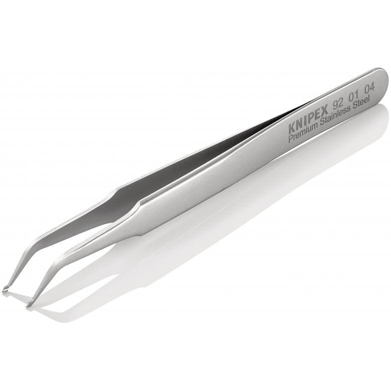 KNIPEX SMD Präzisionspinzette Edelstahl 92 01 04 - MELTEC GmbH