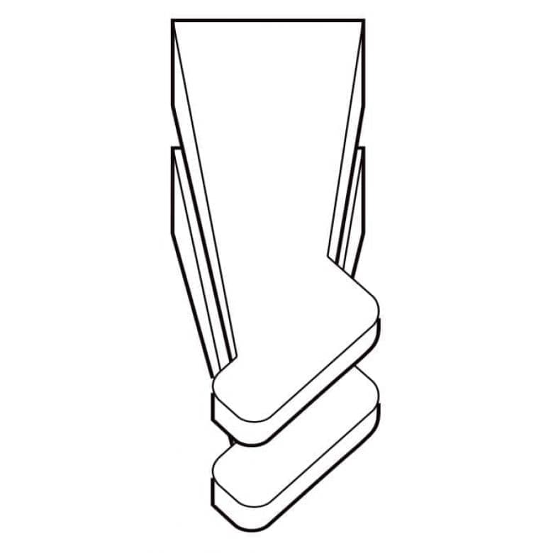 KNIPEX SMD Präzisionspinzette Edelstahl 92 01 03 - MELTEC GmbH