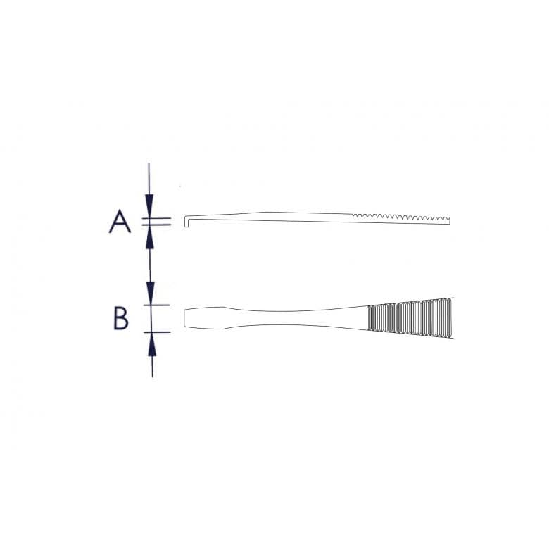 KNIPEX Präzisionspinzette Edelstahl 92 01 07 - MELTEC GmbH