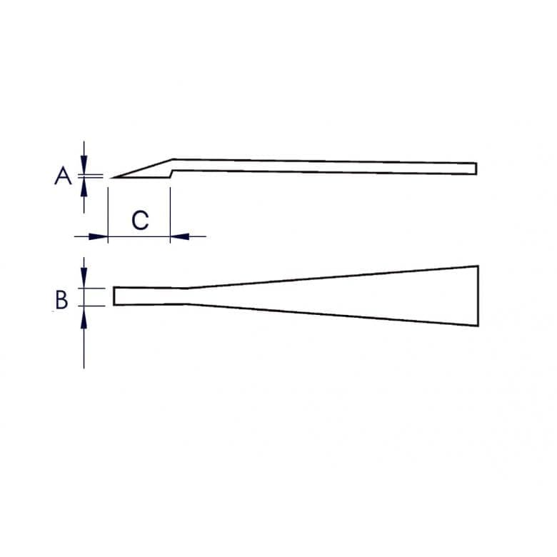 KNIPEX Kunststoffpinzette ESD, schwarz 92 09 04 ESD - MELTEC GmbH