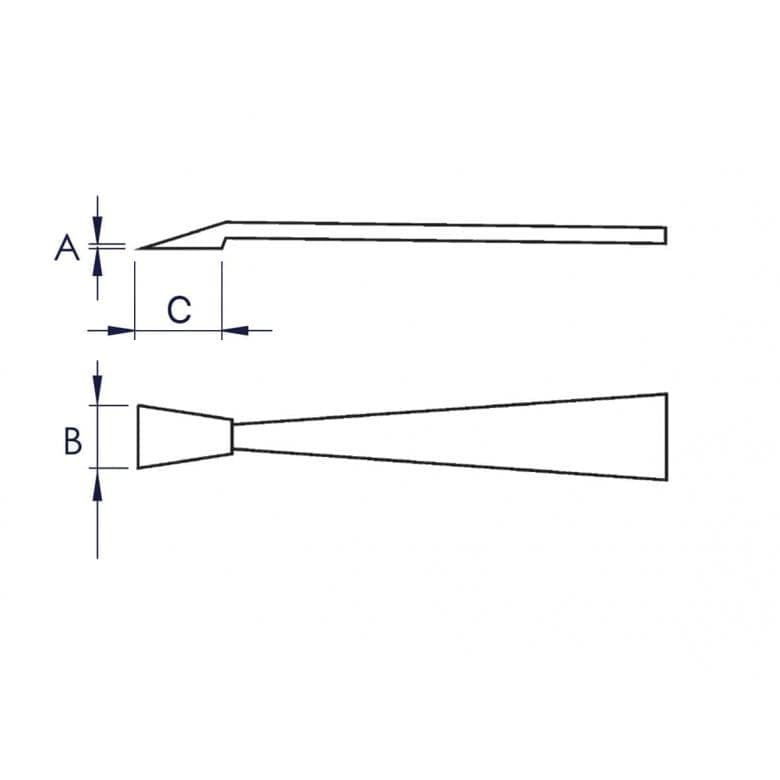 KNIPEX Kunststoffpinzette ESD, schwarz 92 09 05 ESD - MELTEC GmbH