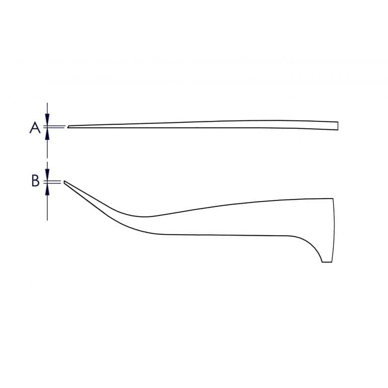 Präzisionspinzette Edelstahl 92 31 01 - MELTEC GmbH