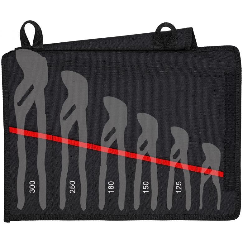 Rolltasche für Zangenschlüssel Leer 6 Fächer 00 19 55 S4 LE - MELTEC GmbH
