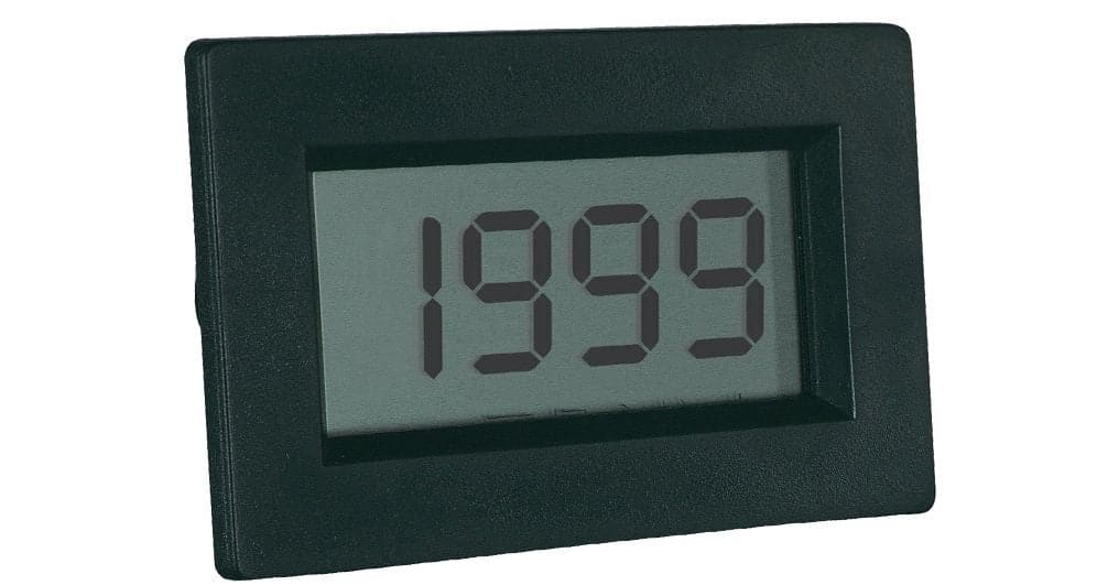 LDP-135 - LCD Voltmeter-Einbaumodul ~ 13 mm Ziffernhöhe - MELTEC GmbH