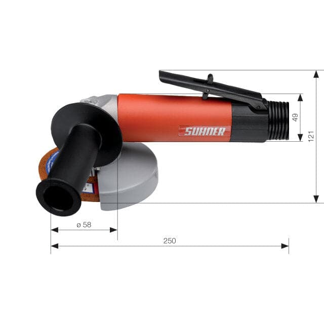 Winkelschleifer mit Spannflansch LWG 12 - MELTEC GmbH