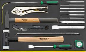 Hammer, Meissel etc. in TCS Einlage Nr. TCS 102-108/10959/10961/16 - MELTEC GmbH