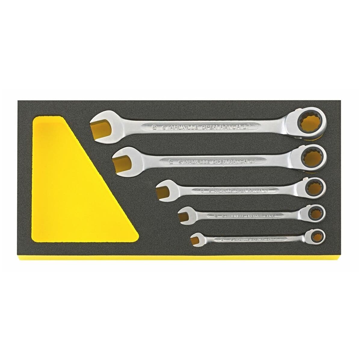 Ratschen-Ringmaulschlüssel-Satz OPEN-RATCH TCS 17/5 - MELTEC GmbH