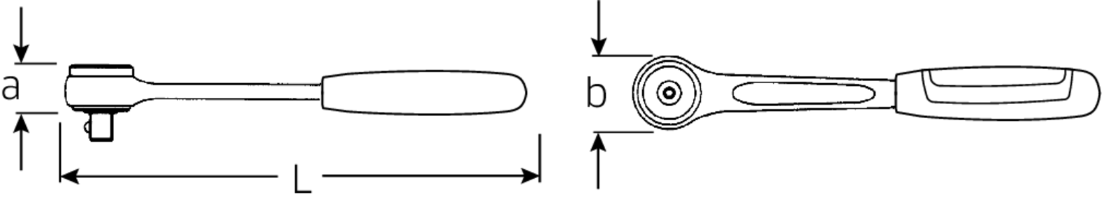 Hi-Lok-Feinzahnknarre Nr. 415SGH-N - MELTEC GmbH