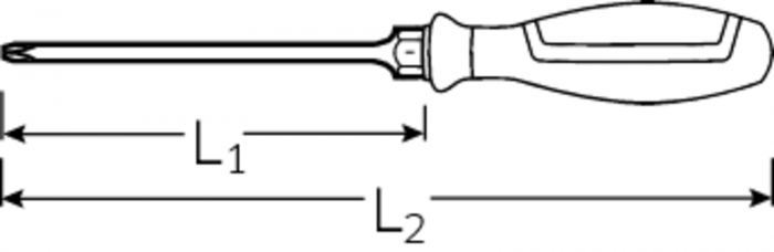 Kreuzschlitzschraubendreher DRALL+ Nr. 4632SK (neu) - MELTEC GmbH