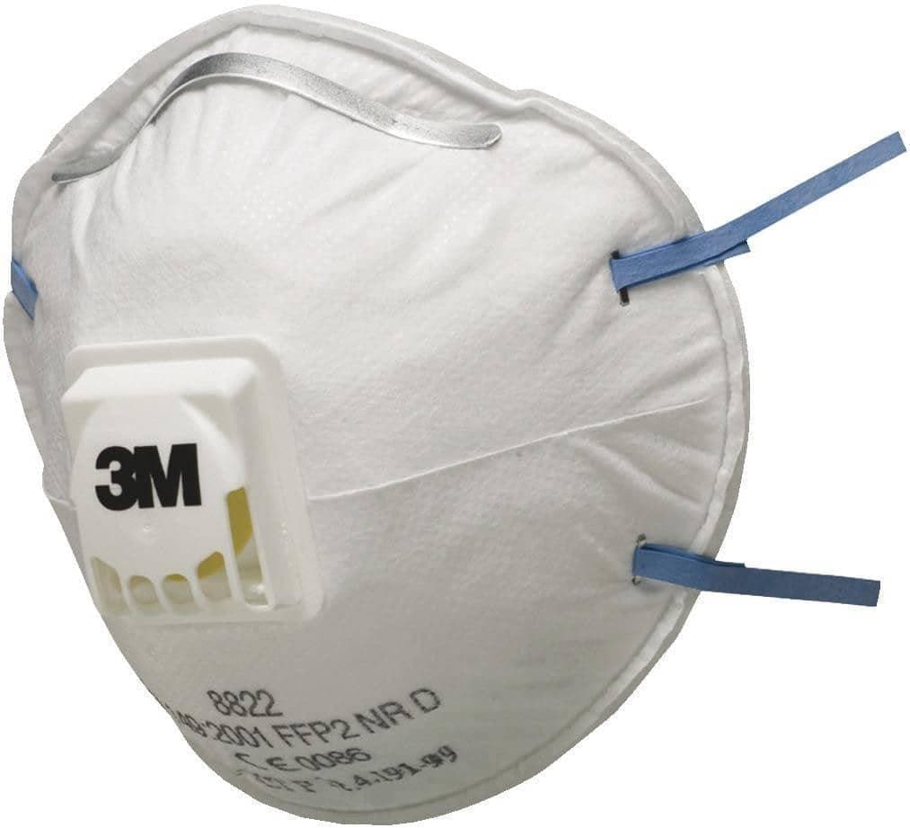3M Atemschutz - Feinstaubmaske FFP2 Nr. 8822 mit Ausatemventil - MELTEC GmbH