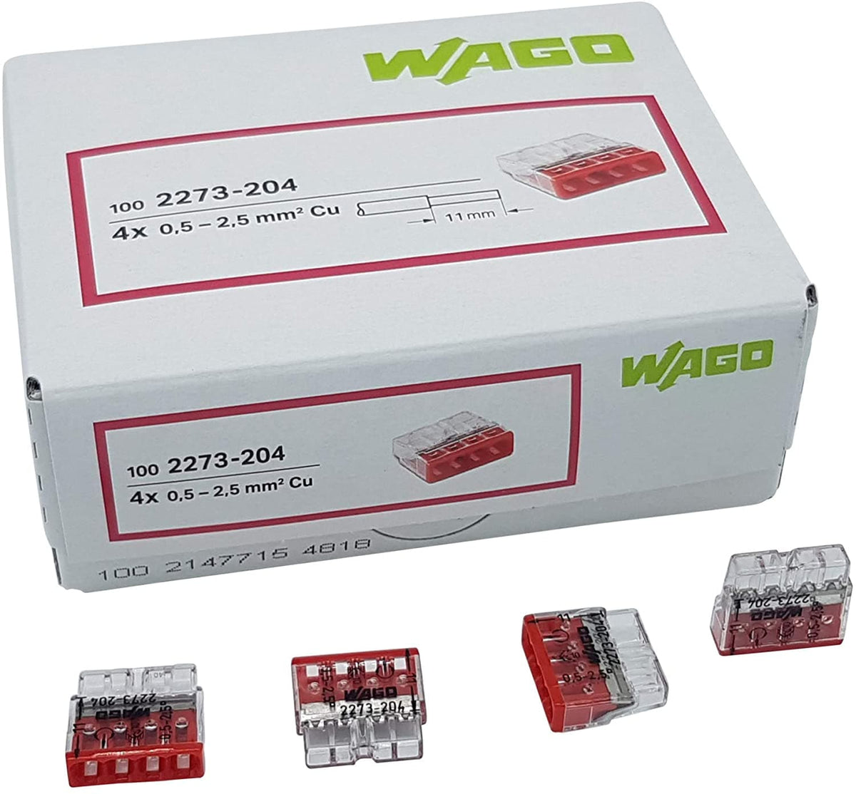 WAGO, 4er rot - MELTEC GmbH