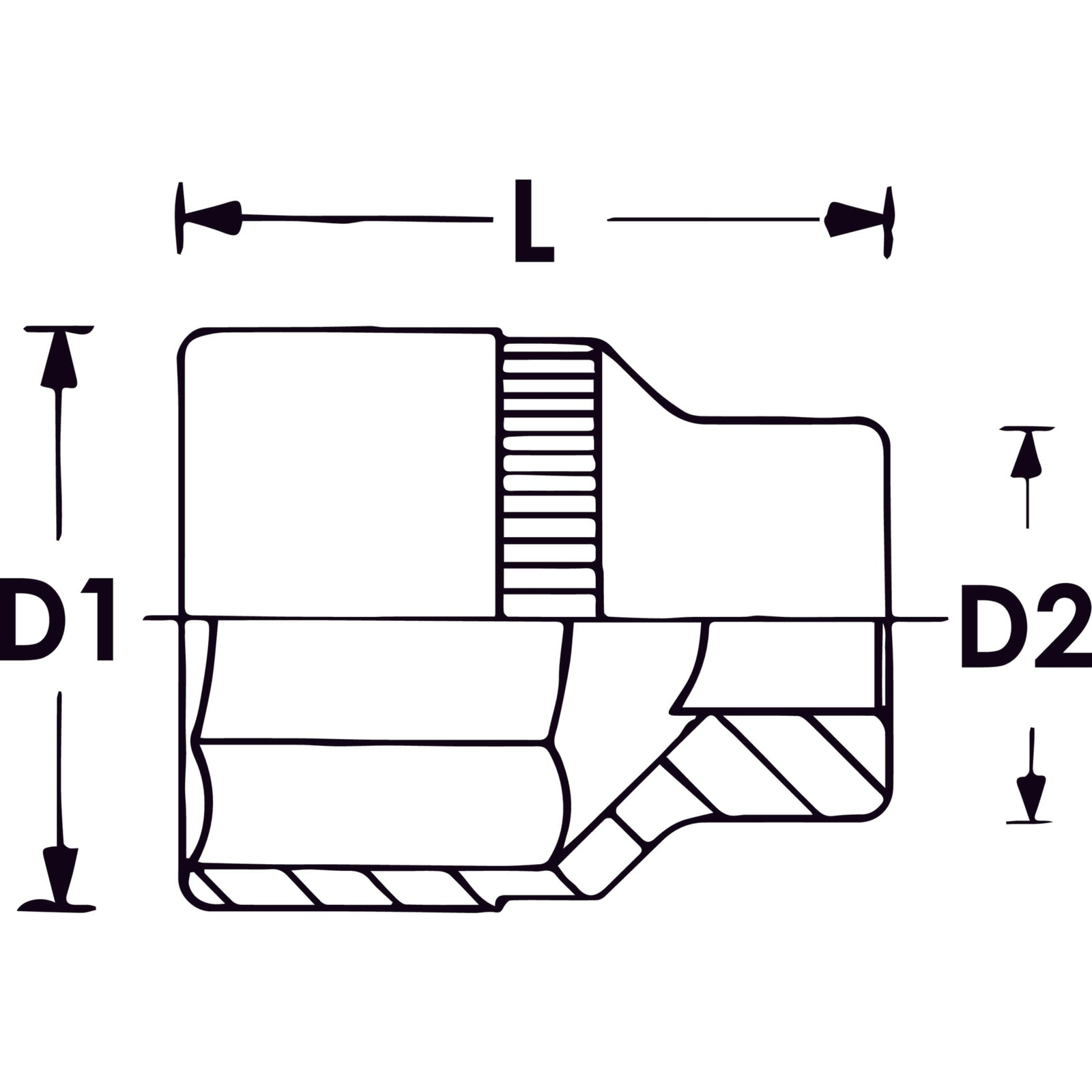 Schlagschrauber Steckschlüsseleinsatz Satz ∙ lang - MELTEC GmbH