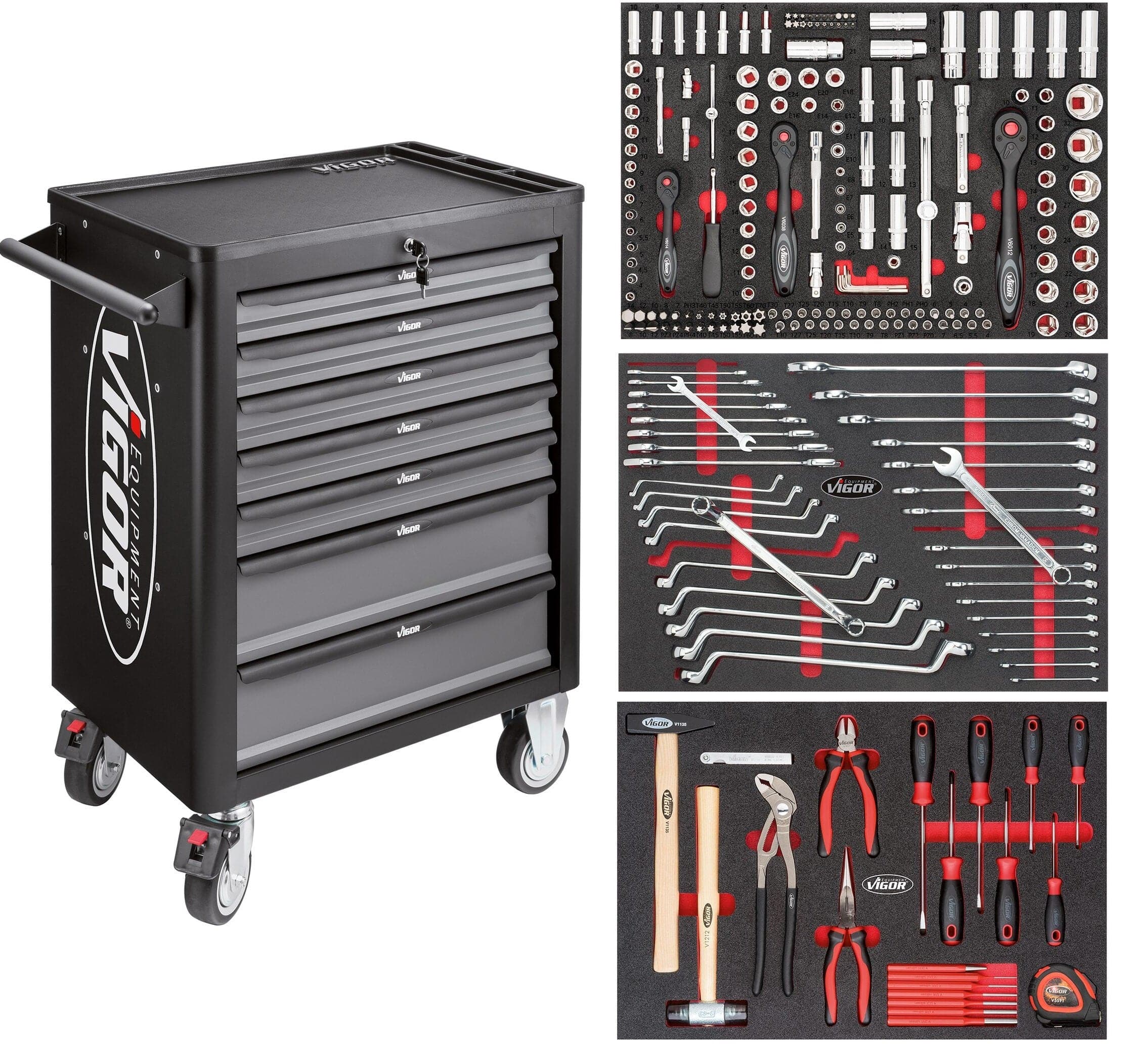 Werkstattwagen Series L ∙ mit Sortiment V4219 - MELTEC GmbH